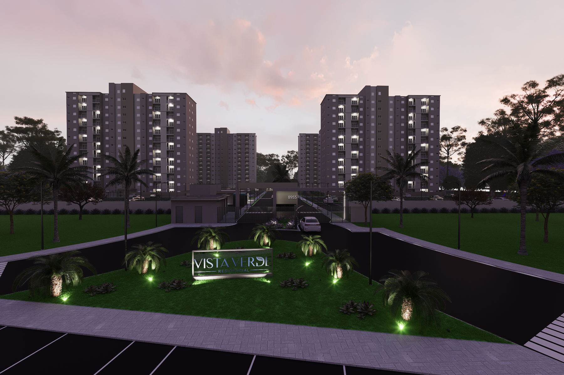 Área de lazer do residencial